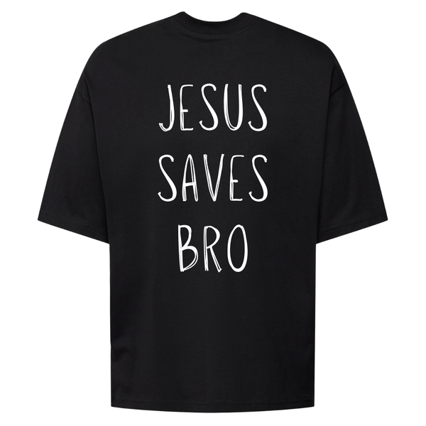 Camiseta Oversized - Jesus Saves Bro