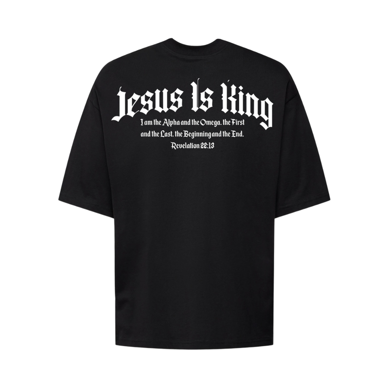 Camiseta Oversized - Jesus Is King "Jesus é Rei"