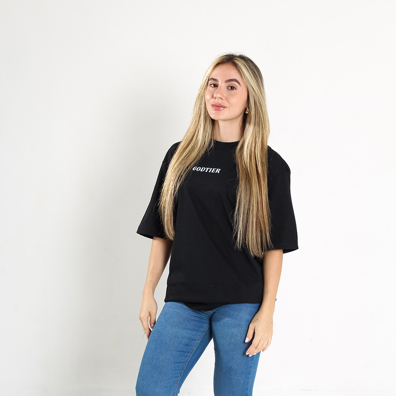 Camiseta Feminina Oversized - Eis-me Aqui Senhor