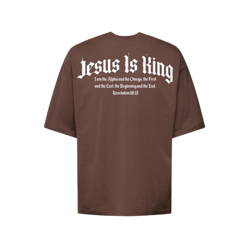 Camiseta Oversized - Jesus Is King "Jesus é Rei"