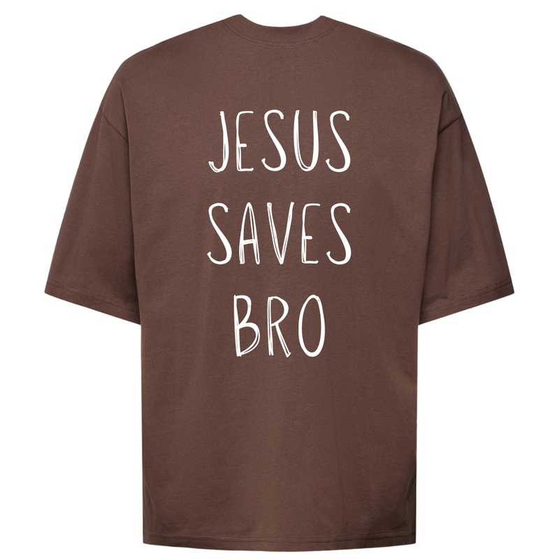 Camiseta Oversized - Jesus Saves Bro