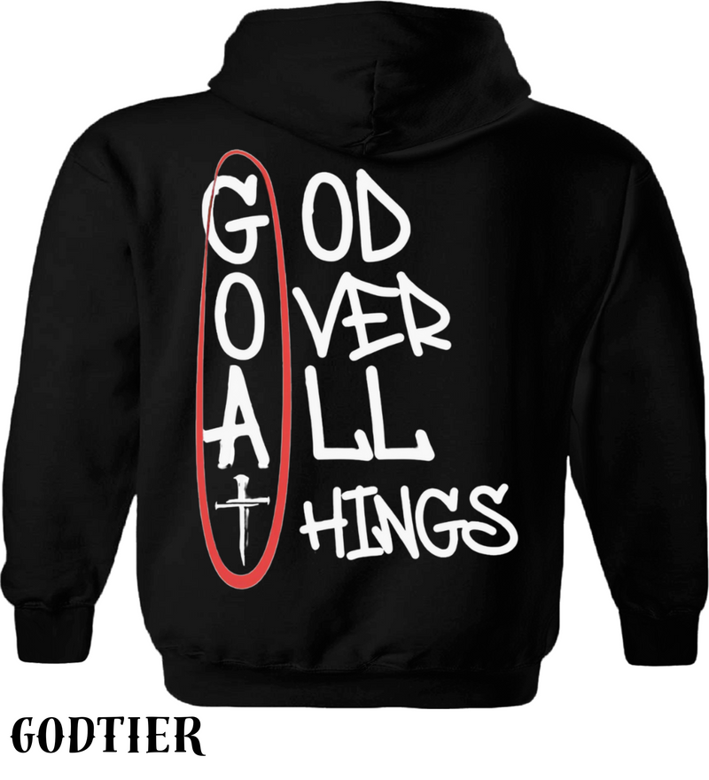 Moletom - G.O.A.T (God Over All Things) - Preto