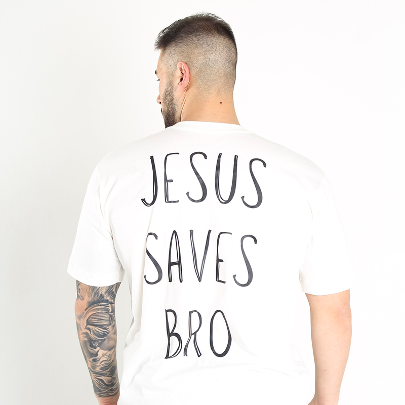 Camiseta Oversized - Jesus Saves Bro