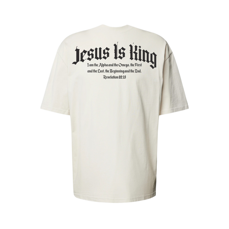 Camiseta Oversized - Jesus Is King "Jesus é Rei"