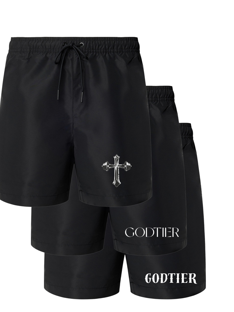 KIT 3 Shorts GodTier Elastic